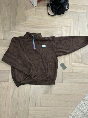 NWT Dairy Boy Heritage Half Zip in Lowcountry Camo